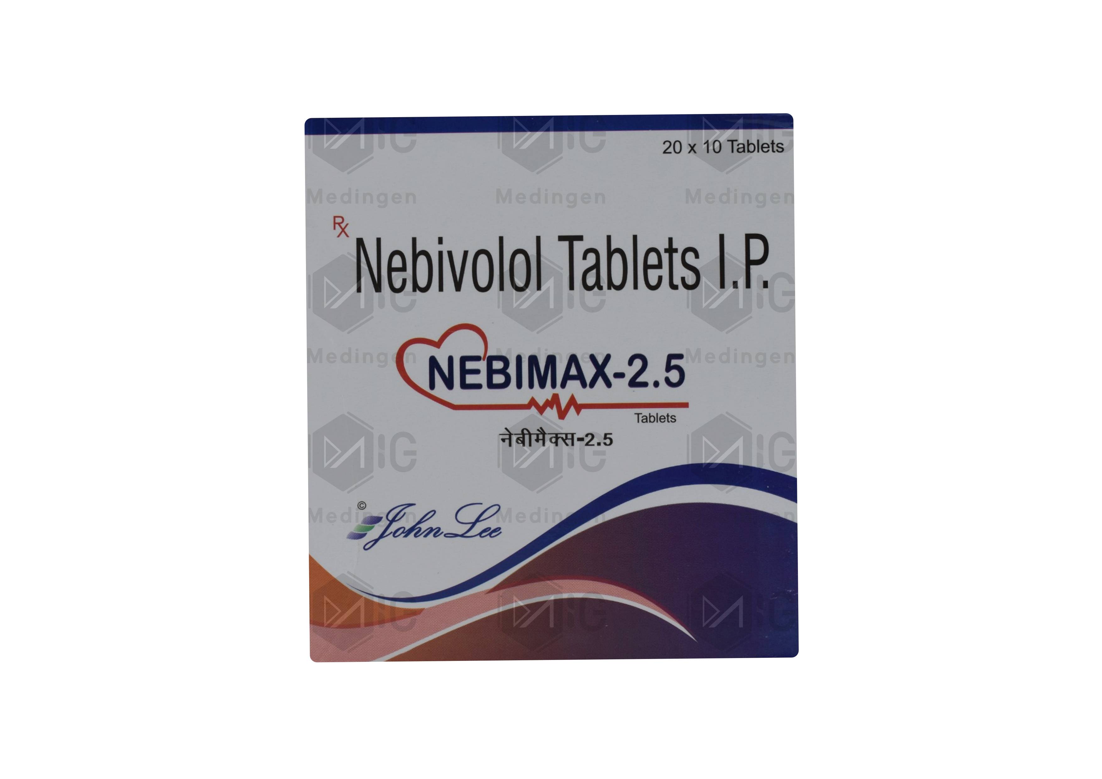 NEBIMAX 2.5MG